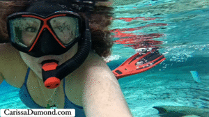 xsiteability.com - Carissa and KimChi snorkeling in the spring thumbnail